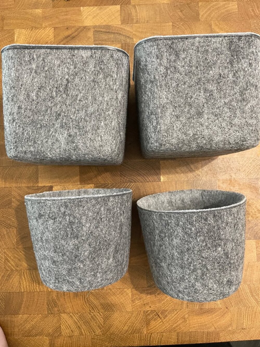 Set of 4 Felt Dresser Drawer Organizers